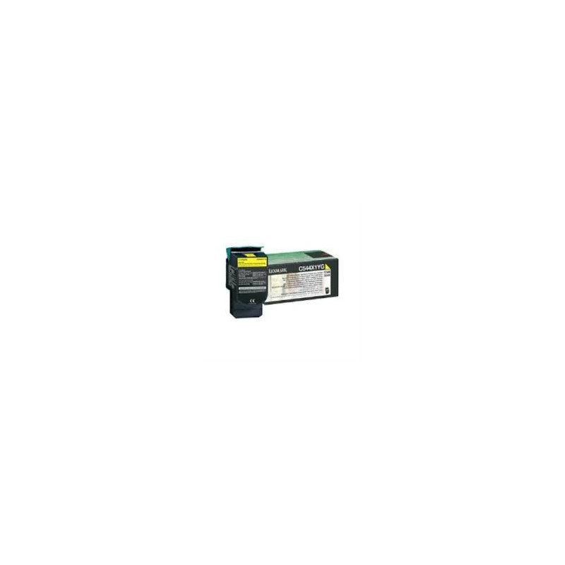 C544X1YG Toner Jaune pour imprimante Lexmark C544 C546 X544 X546
