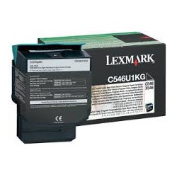 C546U1KG Toner Noir pour imprimante Lexmark C546, X546