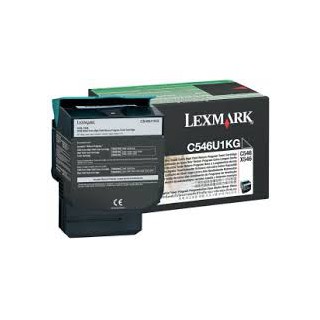 C546U1KG Toner Noir pour imprimante Lexmark C546, X546