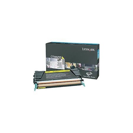 C734A2YG Toner Lexmark Jaune 6k pour imprimante C734 736 x734 736 738 C734A2YG Toner Lexmark Jaune 6k pour imprimante C734 736 x734 736 738