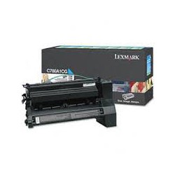 C780A1CG Toner Cyan pour imprimante Lexmark C780 C782 X782