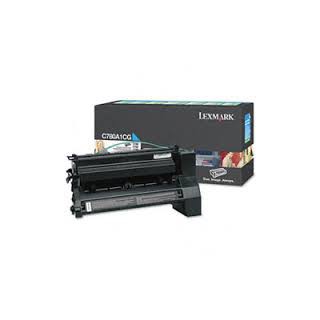 C780A1CG Toner Cyan pour imprimante Lexmark C780 C782 X782