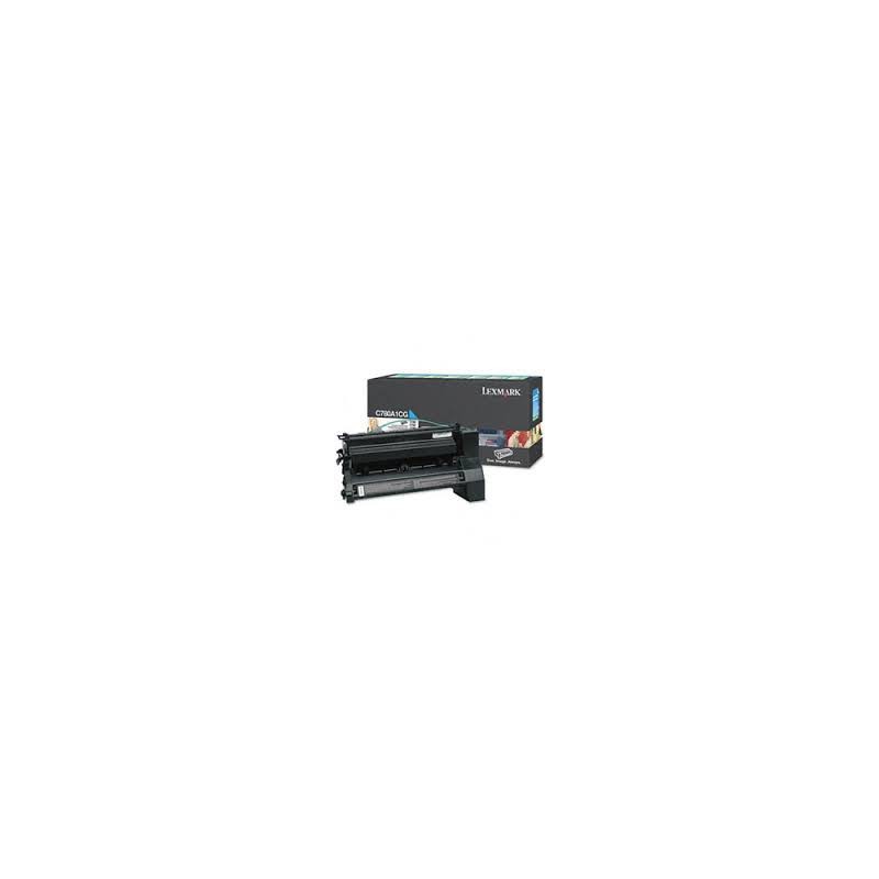C780A1CG Toner Cyan pour imprimante Lexmark C780 C782 X782