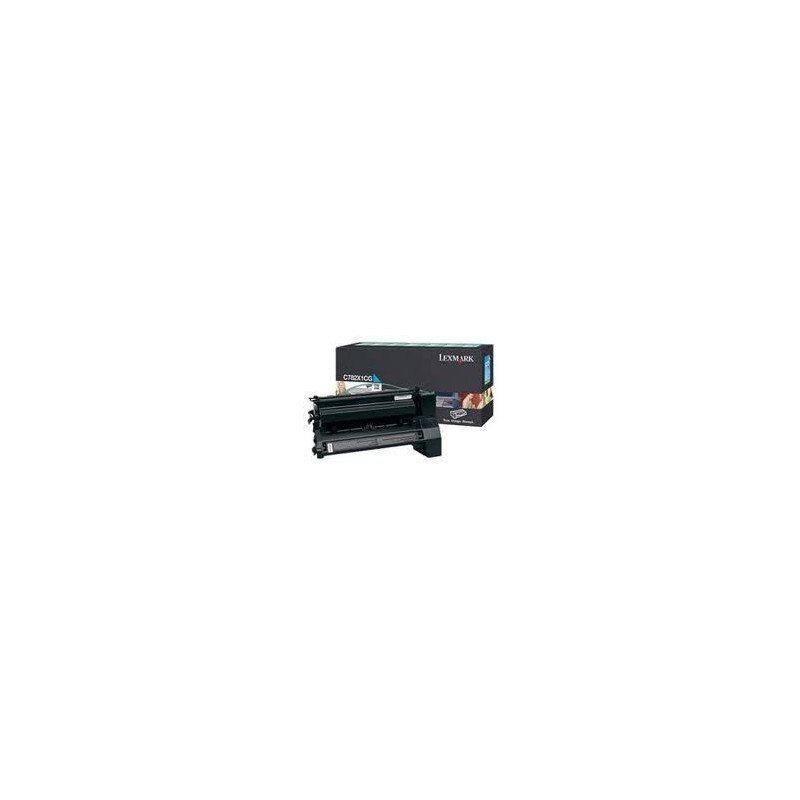 C782X1CG Toner Lexmark Cyan pour imprimante C782