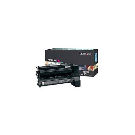 C782X1MG Toner Lexmark Magenta pour imprimante C782