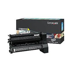 C782X1YG Toner Jaune pour imprimante Lexmark C782/DN/DTN/N