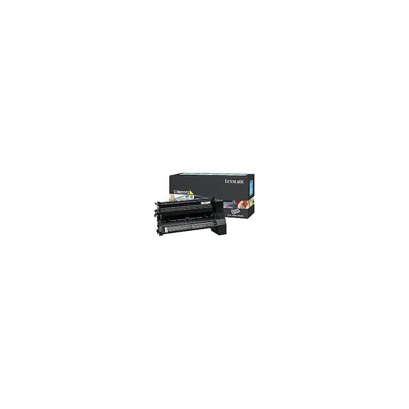 C782X1YG Toner Lexmark Jaune pour imprimante C782