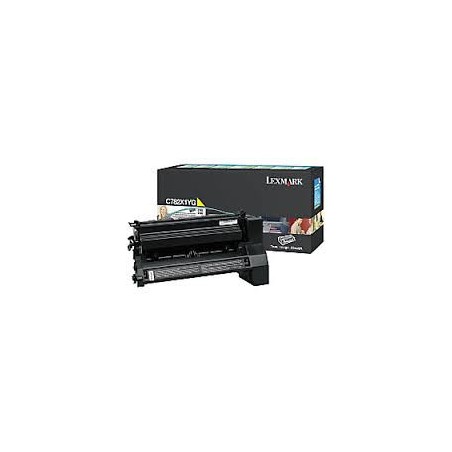 C782X1YG Toner Lexmark Jaune pour imprimante C782 C782X1YG Toner Lexmark Jaune pour imprimante C782