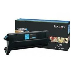 C9202CH Toner Cyan 14k pour imprimante Lexmark C920dn/dtn/n