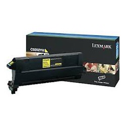 C9202YH Toner Jaune 14k pour imprimante Lexmark C920dn/dtn/n