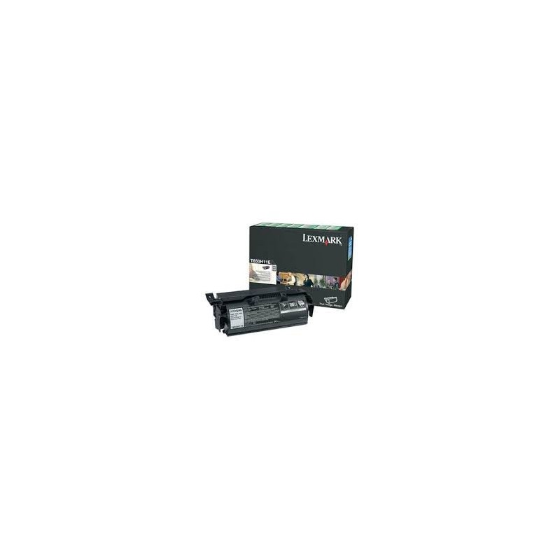 T650H11E Toner Noir Lexmark 25k pour imprimante HC Serien: T650 T652 T655 T656