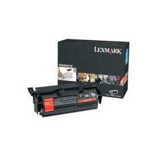T650H21E Toner Lexmark Noir 25k pour imprimante T650, T652, T655, T656