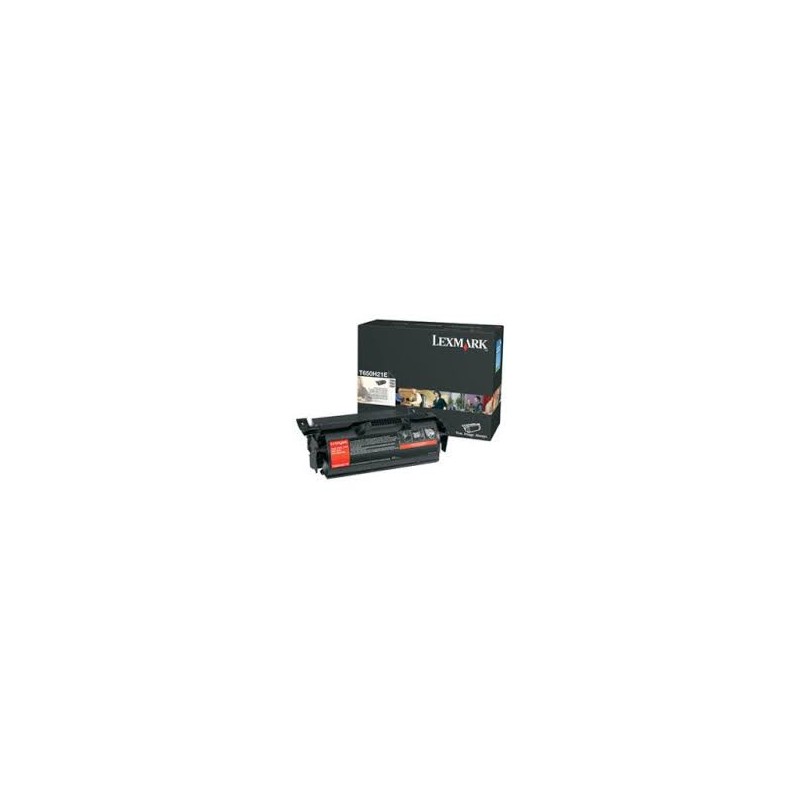 T650H21E Toner Lexmark Noir 25k pour imprimante T650 T652 T655 T656