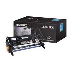 X560H2KG Toner Noir 10k pour imprimante Lexmark X560n, X560dn