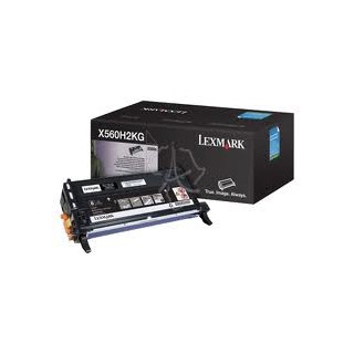 X560H2KG Toner Noir 10k pour imprimante Lexmark X560n, X560dn