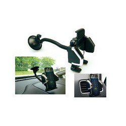 Support universel de téléphone mobile pour voiture avec ventouse