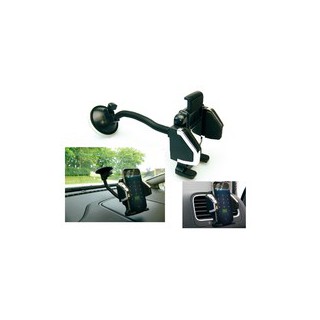 Support universel de téléphone mobile pour voiture avec ventouse