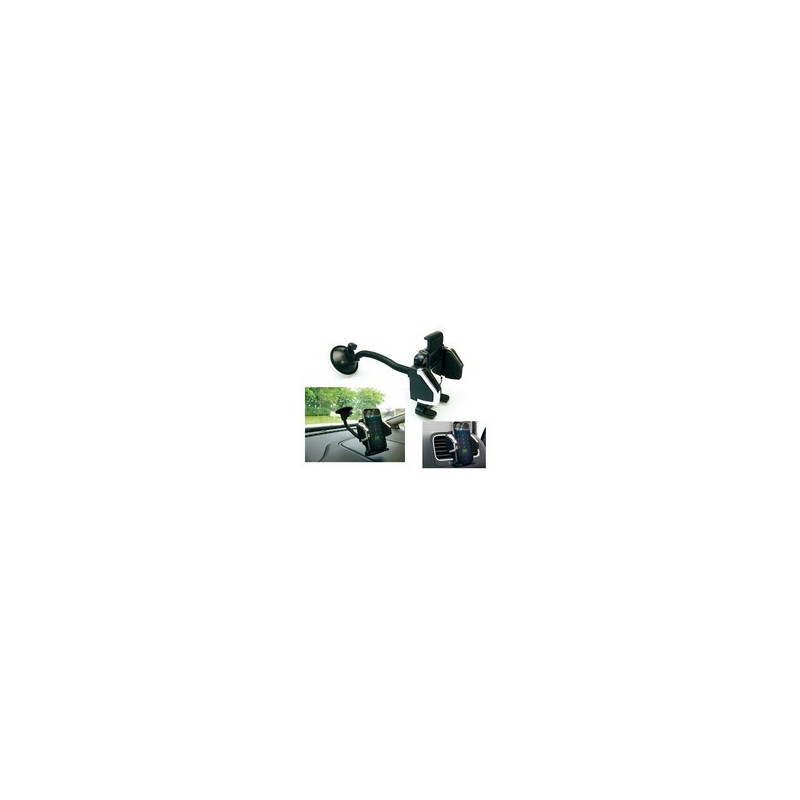 Support universel de téléphone mobile pour voiture avec ventouse