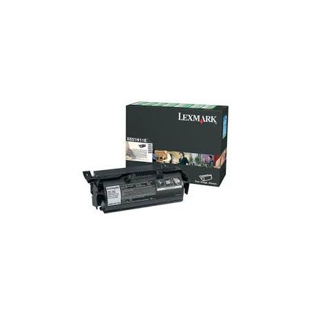 X651A11E Toner Lexmark Noir 7k pour imprimante X656de X651de X652de X654de X656dte
