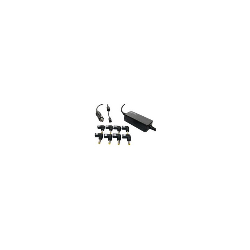 Chargeur de PC avec multi embouts pour voiture 1