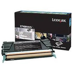 X746H1KG Toner Noir Lexmark 12k pour imprimante X746, X748