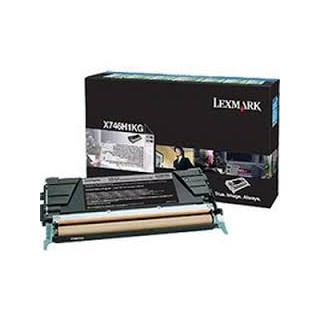 X746H1KG Toner Noir Lexmark 12k pour imprimante X746, X748