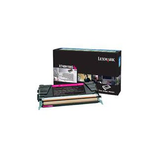 X748H1MG Toner Magenta Lexmark 10k pour imprimante X748