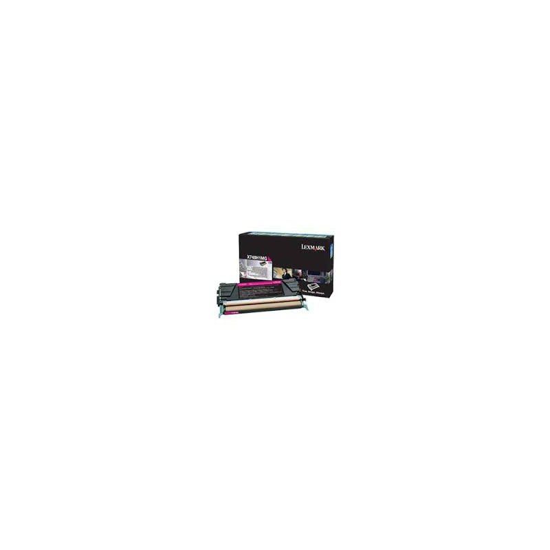 X748H1MG Toner Magenta Lexmark 10k pour imprimante X748