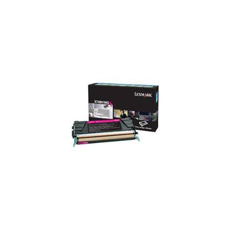 X748H1MG Toner Magenta Lexmark 10k pour imprimante X748 X748H1MG Toner Magenta Lexmark 10k pour imprimante X748