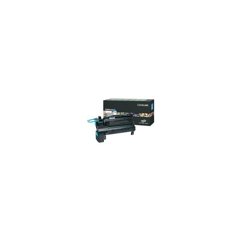 X792X1CG Toner Cyan 20k pour imprimante Lexmark X792, C792