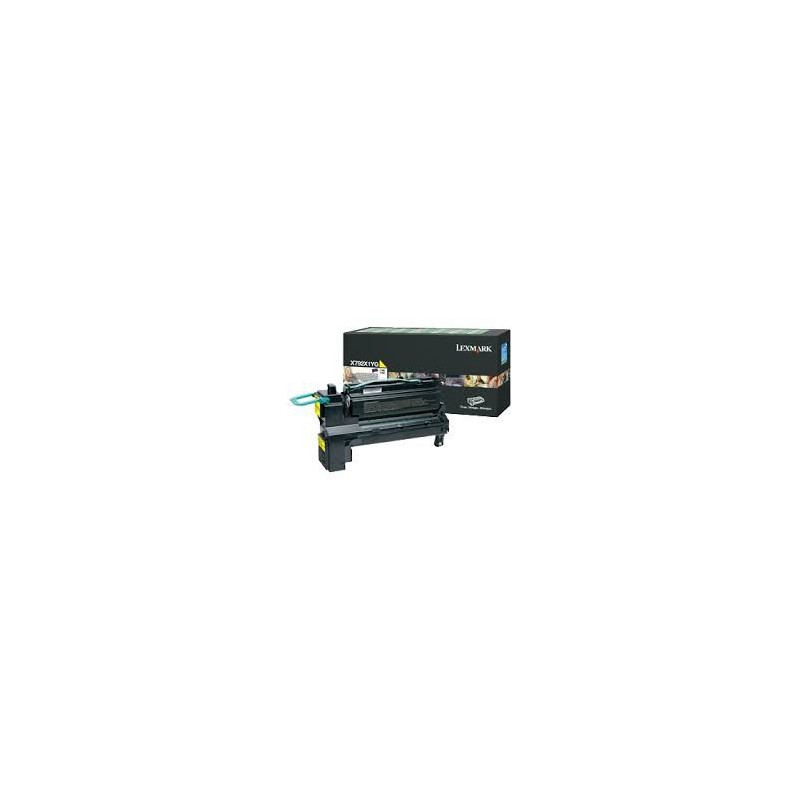 X792X1YG Toner Jaune 20k pour imprimante Lexmark X792, C792