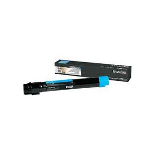 X950X2CG Toner Lexmark Cyan 24k pour imprimante X950, X952, X954