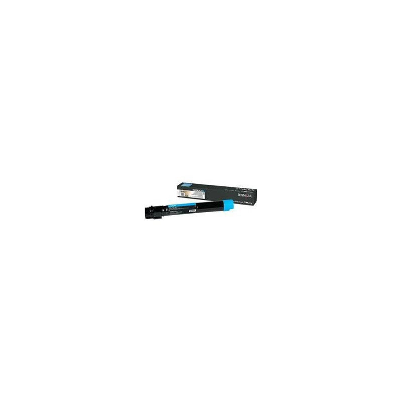 X950X2CG Toner Lexmark Cyan 24k pour imprimante X950 X952 X954