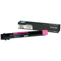 X950X2MG Toner Magenta 24k pour imprimante Lexmark X950, X952, X954