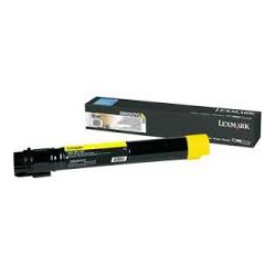 X950X2YG Toner Jaune 24k pour imprimante Lexmark X950, X952, X954