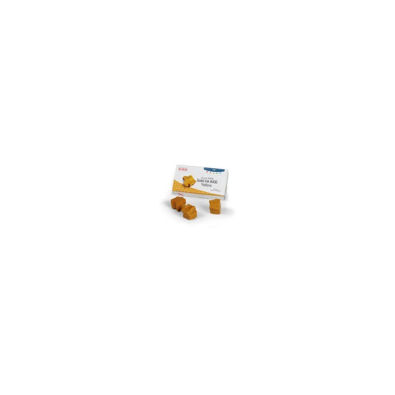 108R00607 Toner Jaune Xerox x 3 pour imprimante Phaser 8400