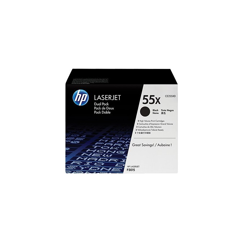 CE255XD Toner Noir imprimante HP Laserjet