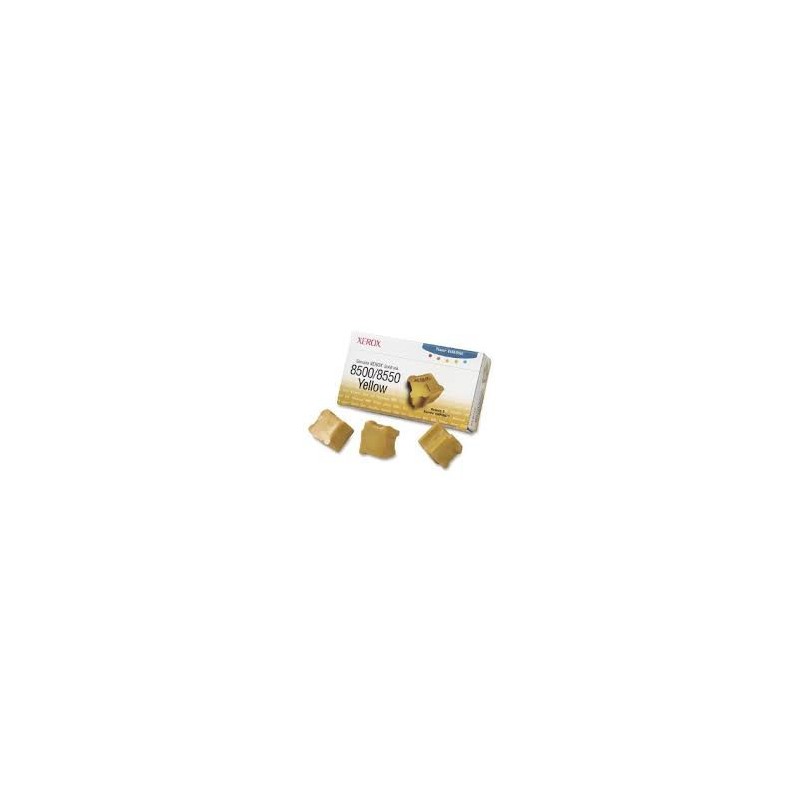 108R00671 Toner Jaune Xerox x 3 pour imprimante Phaser 8500 8550