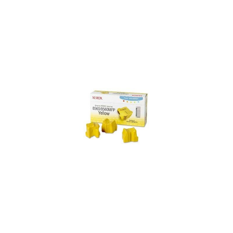 108R00725 Toner Jaune Xerox x 3 pour imprimante Phaser 8560