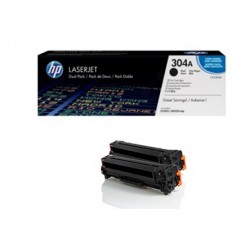 CC530AD Lot de 2 Toner Noir imprimante HP Laserjet CM2320/2720, CP2020/2025