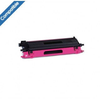 TN 135M Toner Magenta compatible (grande capacité) pour imprimante Brother DCP 9040CN, 9042CDN