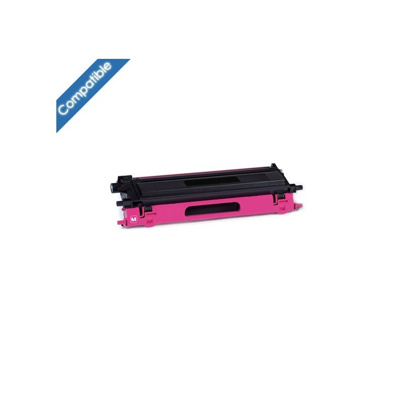 TN 135M Toner Magenta compatible (grande capacité) pour imprimante Brother DCP 9040CN, 9042CDN