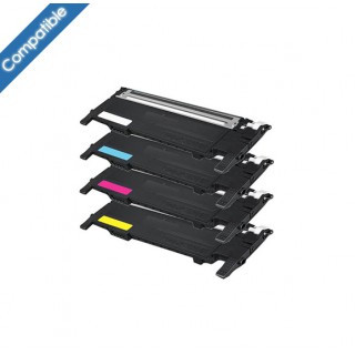 Pack 4 cartouches compatibles Samsung CLT-404S K/C/Y/M pour imprimante XPress C430 et C480