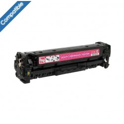 Toner Magenta compatible équivalent CC533A (HP 304A) pour imprimante HP Color Laserjet CM2320/CP2025