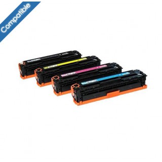 304A Pack CC530A - CC531A - CC532A - CC533A - 4 toners laser compatibles HP CM2320 CP2025
