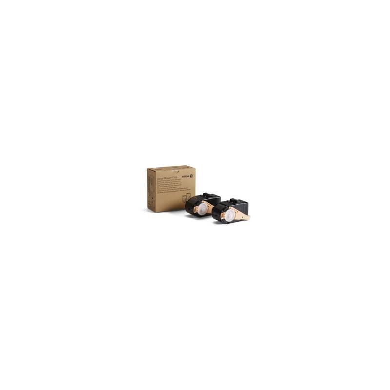 106R02605 Toner Noir Xerox x 2 pour imprimante Phaser 7100