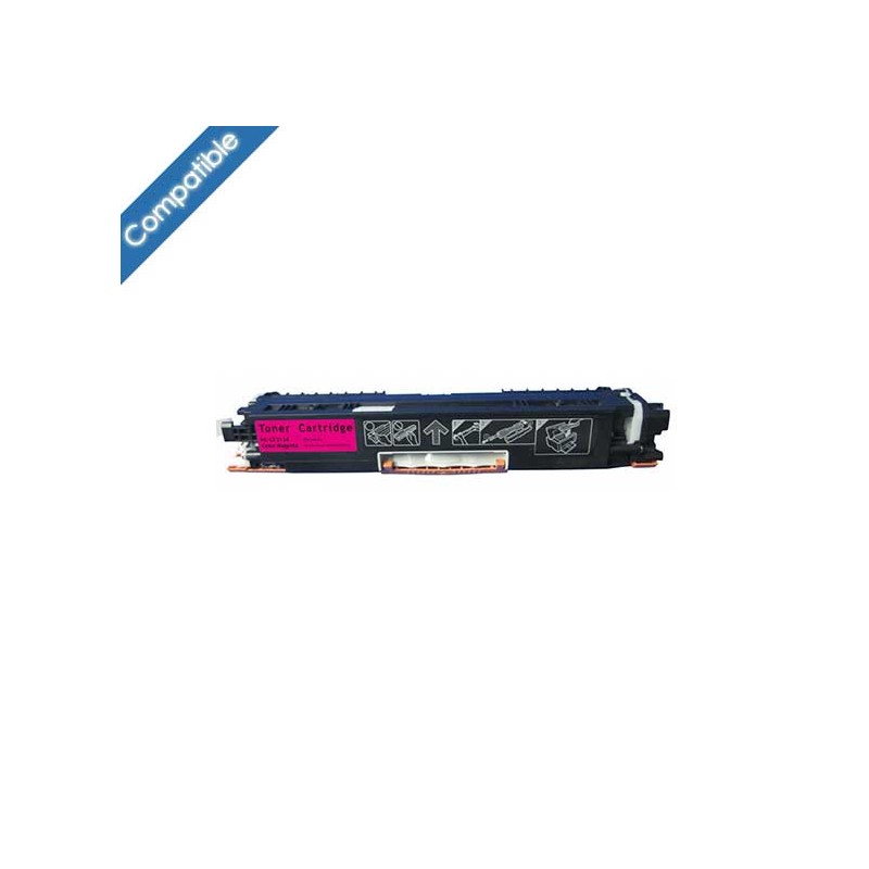 Cartouche de laser compatible Magenta équivalent CE312A (127A)