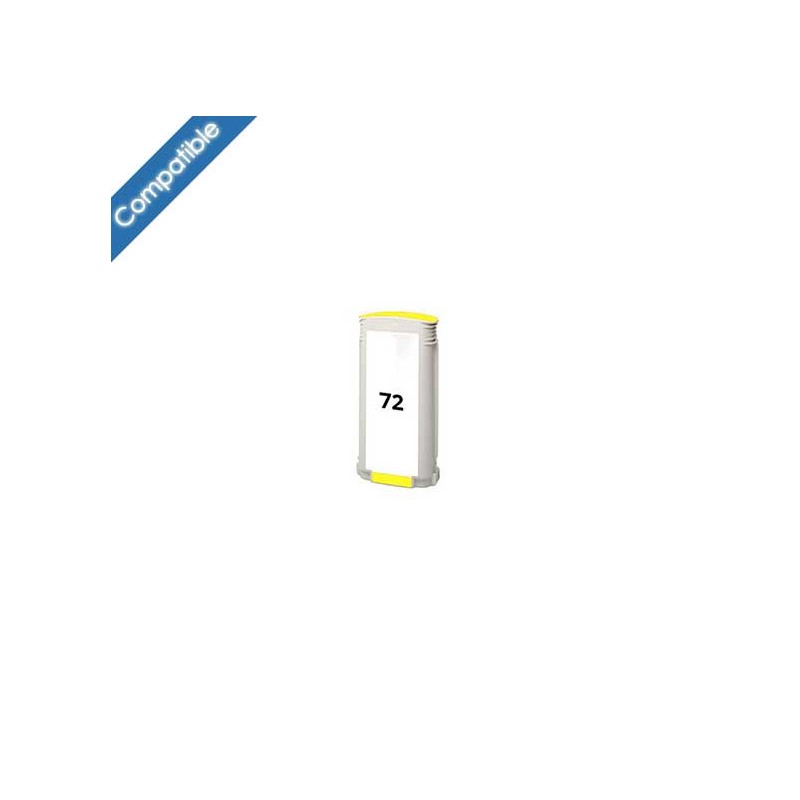 Encre Jaune remanufacturé (HP 72) pour imprimante HP Designjet T1100, T620, T1200