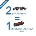 2 Jeux de 4 toners compatibles Brother TN241-245 BK/C/Y/M + 1 kit fusion Brother LY6754001 (LR2232001)