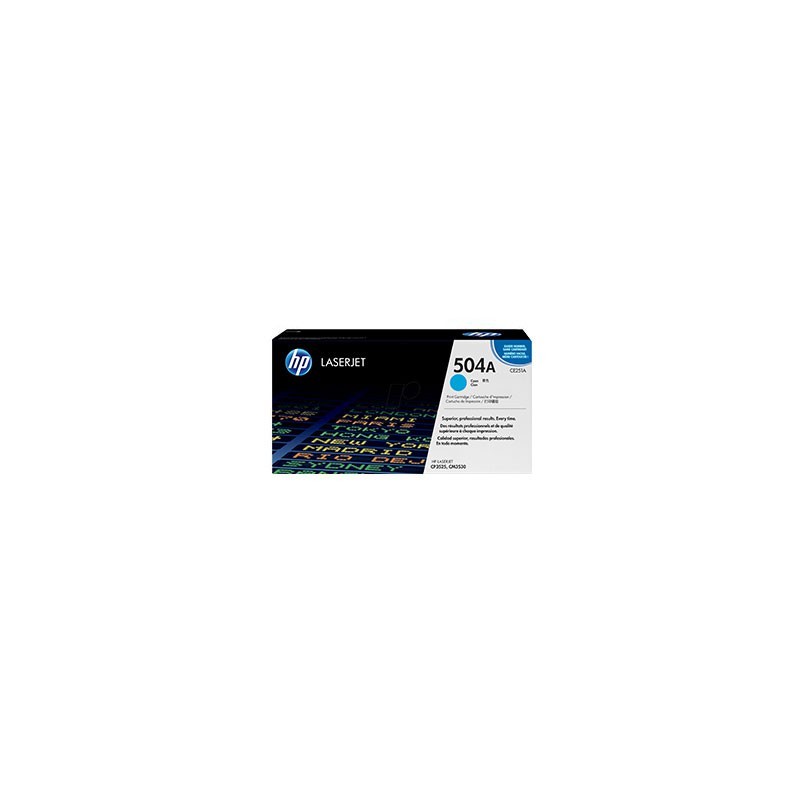 CE251A Toner Cyan imprimante HP Color Laserjet CM3530 CP3520 et CP3525